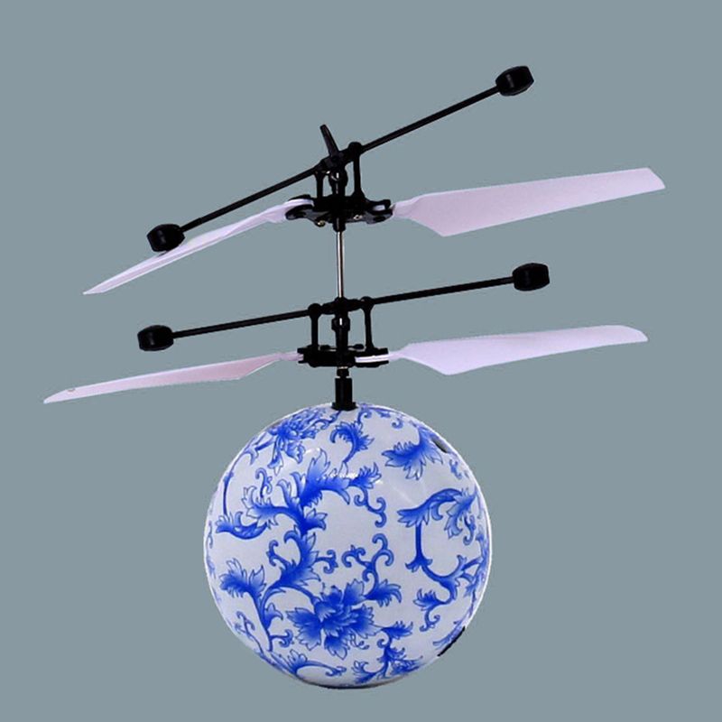 Infrared Induction Drone Toy USB Charging (Blue And White