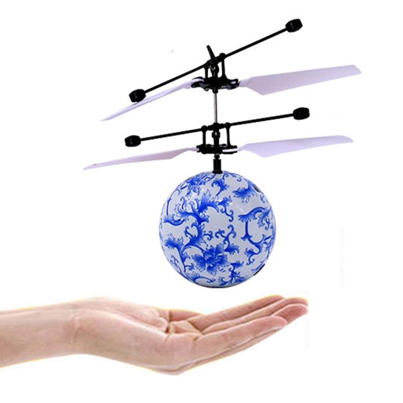 Infrared Induction Drone Toy USB Charging (Blue And White