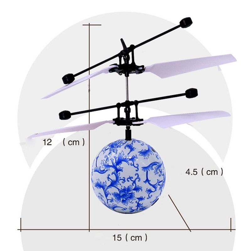 Infrared Induction Drone Toy USB Charging (Blue And White