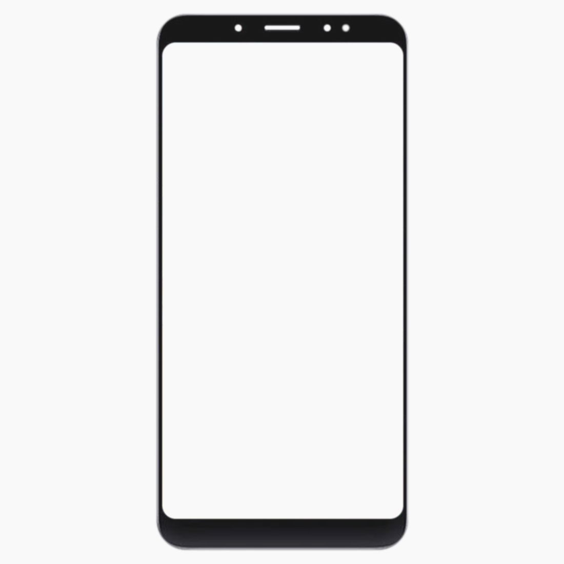 Front Screen Outer Glass Lens With OCA Optically Clear Adhesive For Xiaomi Redmi Note 5(Black)