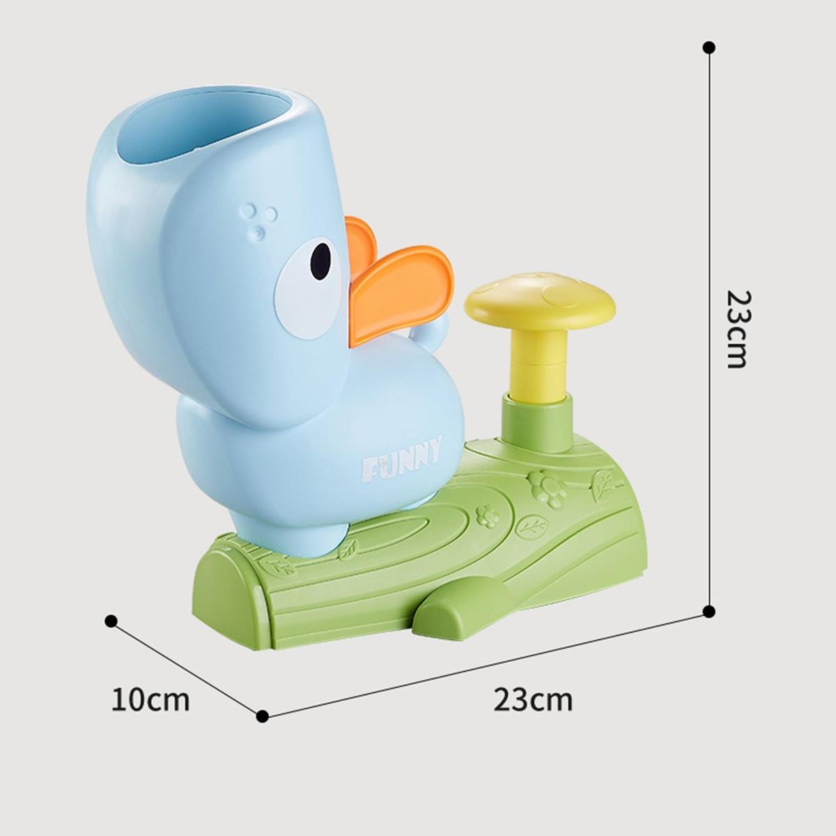 1 Set Flying Disc Toys Cartoon Catapult Kids Toys Blue
