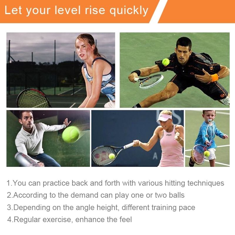 Multicolor Tennis Trainer Set Practice Training Tool