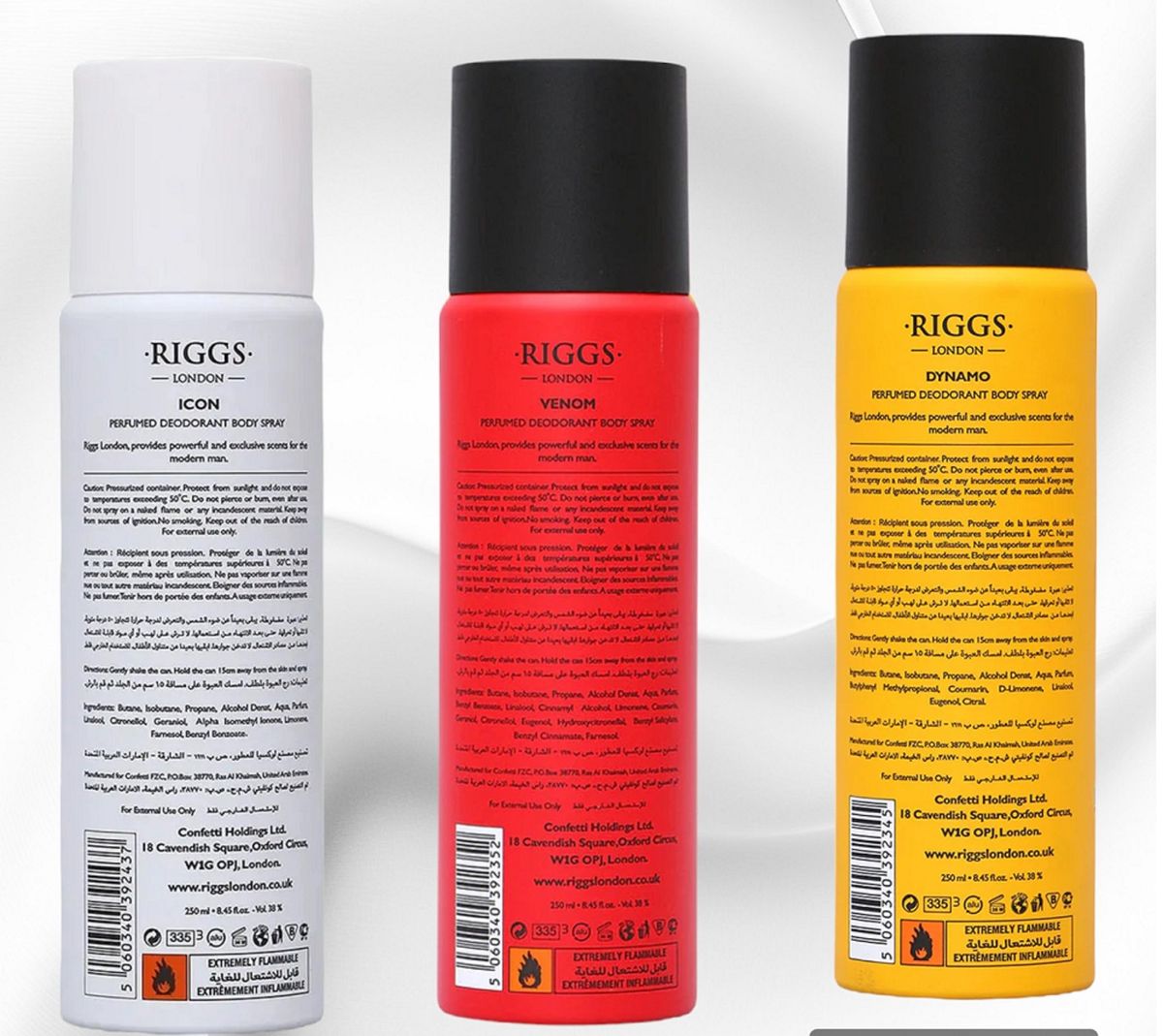 Body Spray 250ml 3-in-1 Mixed