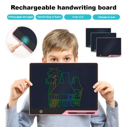 16 Inch LCD Writing Tablet Electronic Writting Doodle Board Digital Colorful Handwriting Pad Drawing Graphics Kids Birthday Gift(#Color Screen)