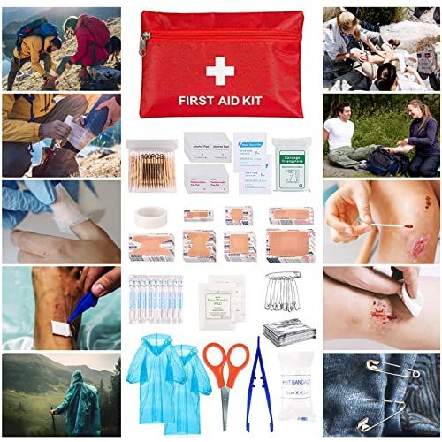 Survival First Aid Kit 217PCS  Emergency Survive Gear Equipm