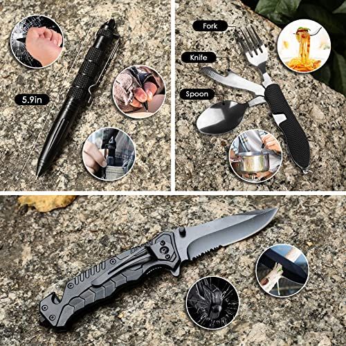 Survival First Aid Kit 217PCS  Emergency Survive Gear Equipm