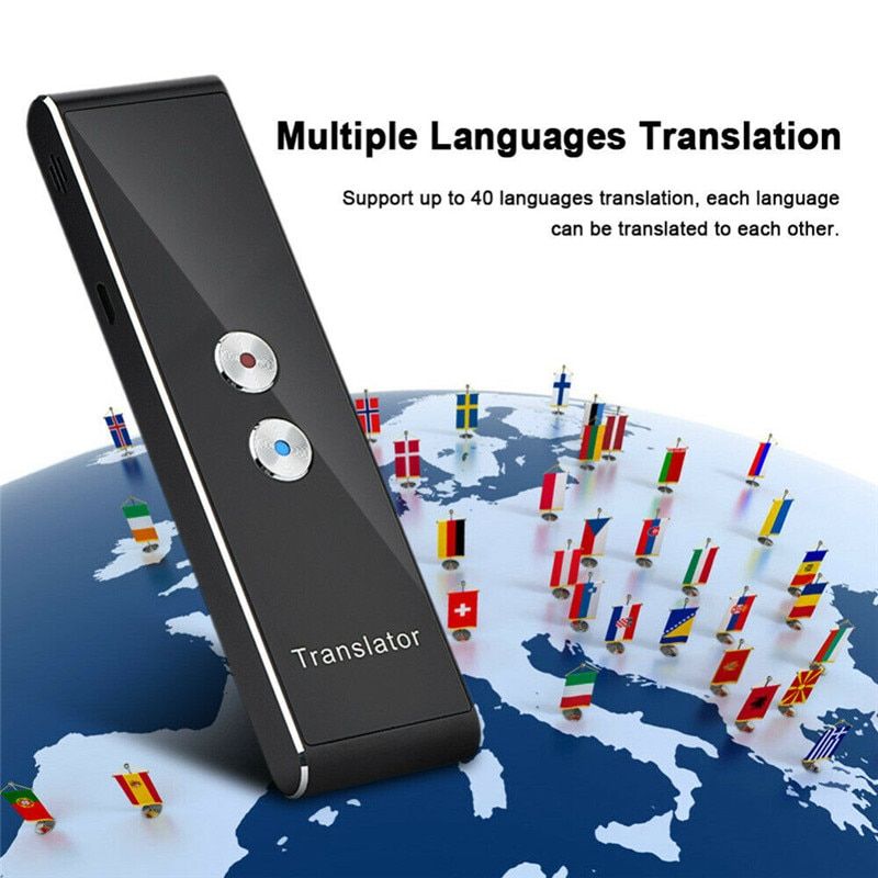 Mini Portable Support 40 Languages Translation Multi-Language Voice Translator  Smart Two-Way Real Time WOEDA
