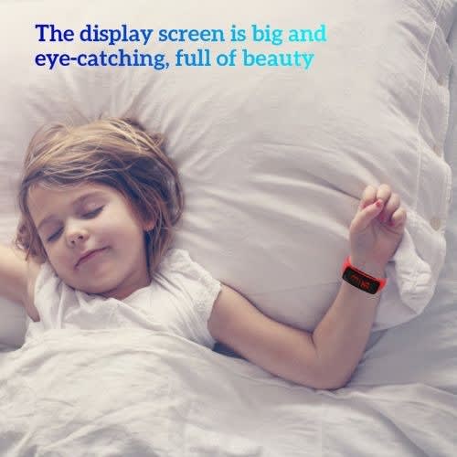 Led Digital Watch For Children - Red