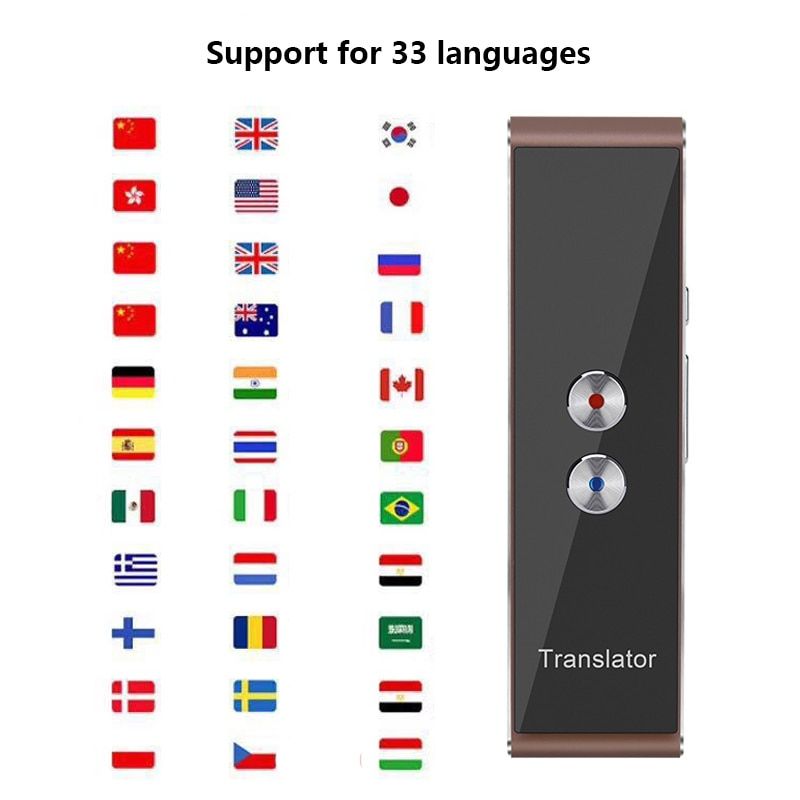 30 Multi-Language Translation For Learning Travelling Business Meeting T8 Portable Upgrade Version  Two-Way Real Time Translator WAAAA