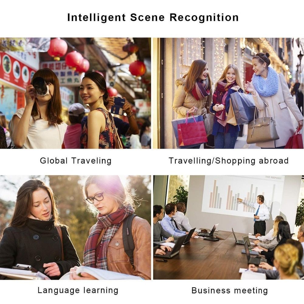 30 Multi-Language Translation For Learning Travelling Business Meeting T8 Portable Upgrade Version  Two-Way Real Time Translator WAAAA