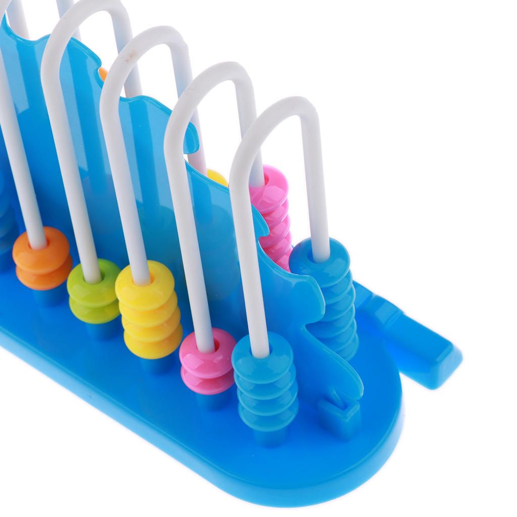 Colorful 9-Arch Abacus Number Counting Beads Children Mathematics Blue
