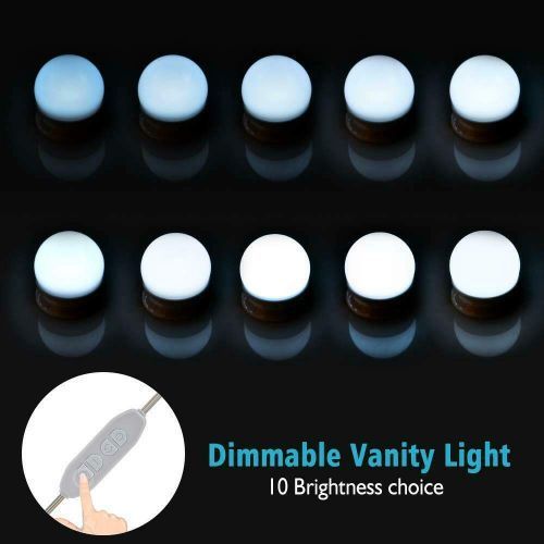 Vanity Mirror Lights Kit 3 Color LED Dimmable/Removable