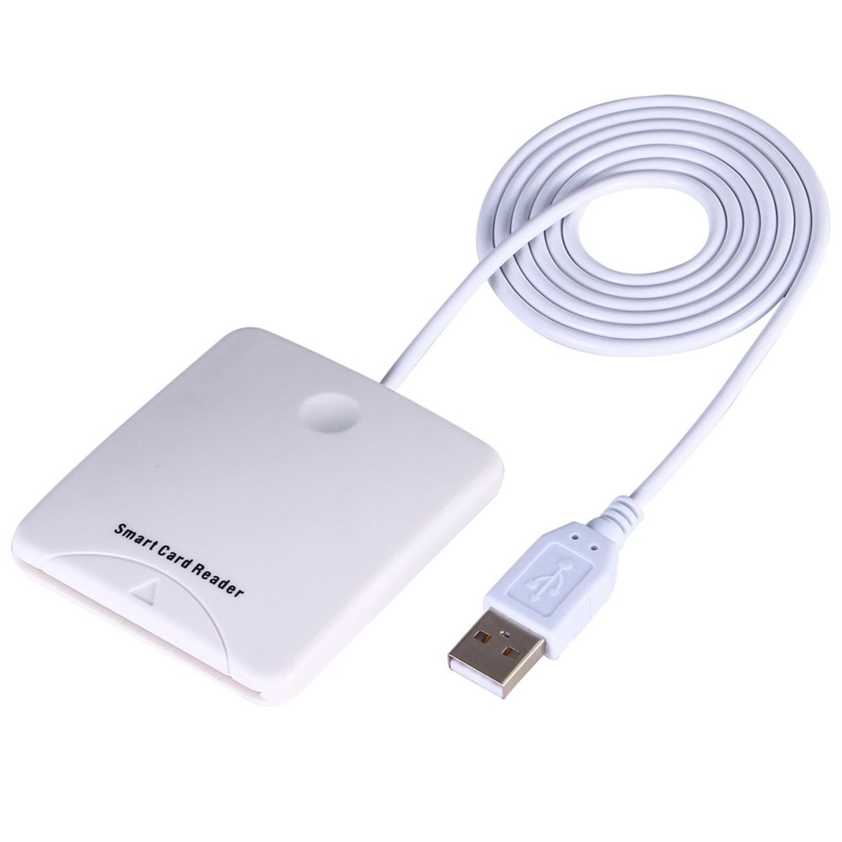 Smart Card Reader Wide Compatibility Energy Saving-White