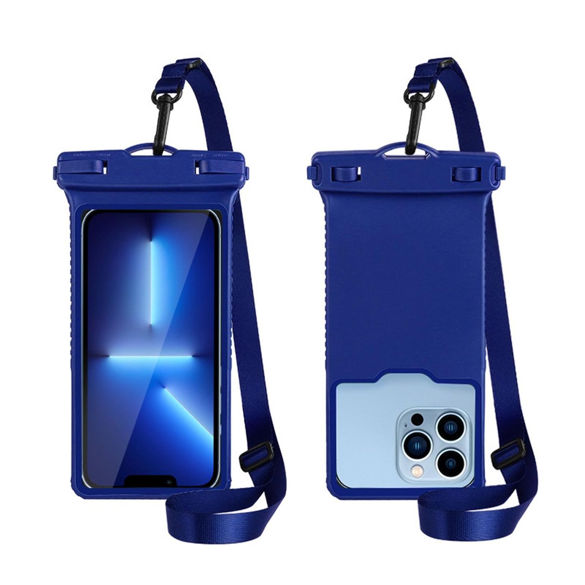 Phone Storage Bag Cell Phone Waterproof Case Dark Blue
