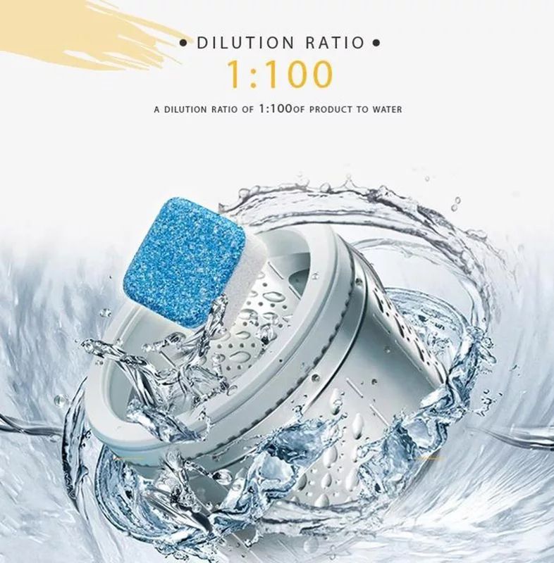 Washing Machine Tank Cleaning Effervescent Tablets Detergent