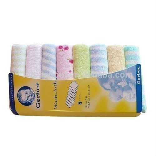 BABY WASH CLOTH TOWEL SET 8 IN 1