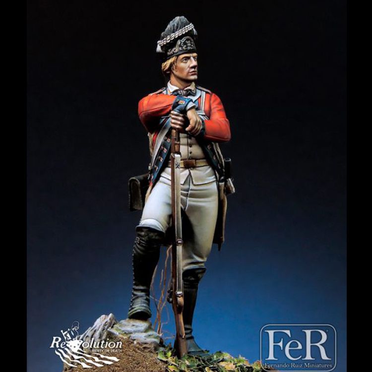 124 Royal Welch Fusiliers, Bunker Hill, 1775, Resin Model