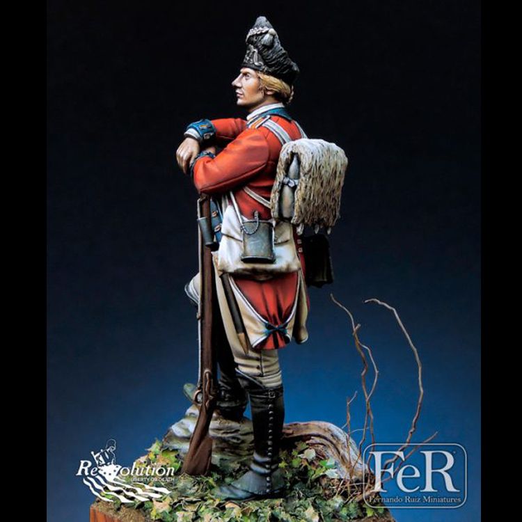 124 Royal Welch Fusiliers, Bunker Hill, 1775, Resin Model