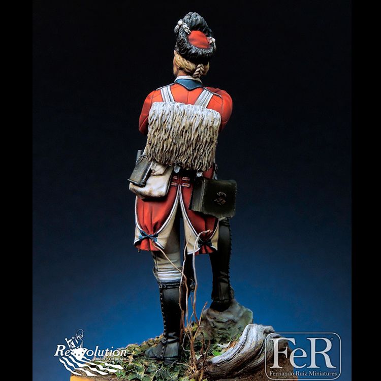 124 Royal Welch Fusiliers, Bunker Hill, 1775, Resin Model