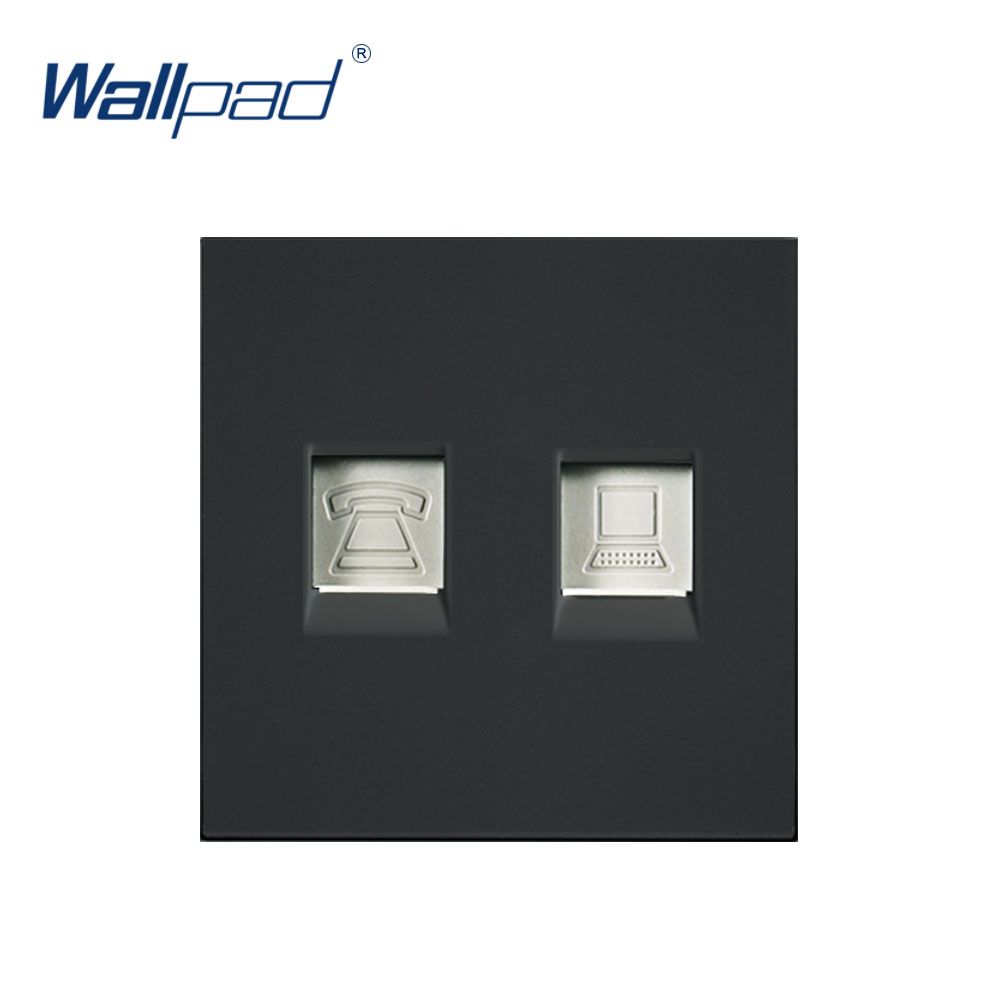 And COM Socket Wallpad CAT6 Ethernet RJ45 DATA TEL Outlet
