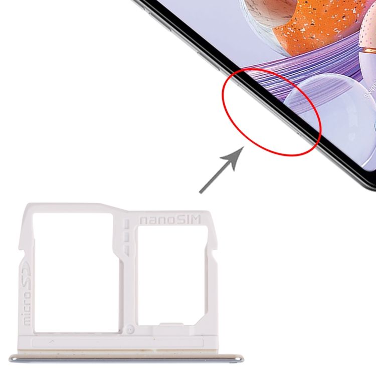 Nano SIM Card Tray + Micro SD Card Tray For LG Stylo 6 / K71