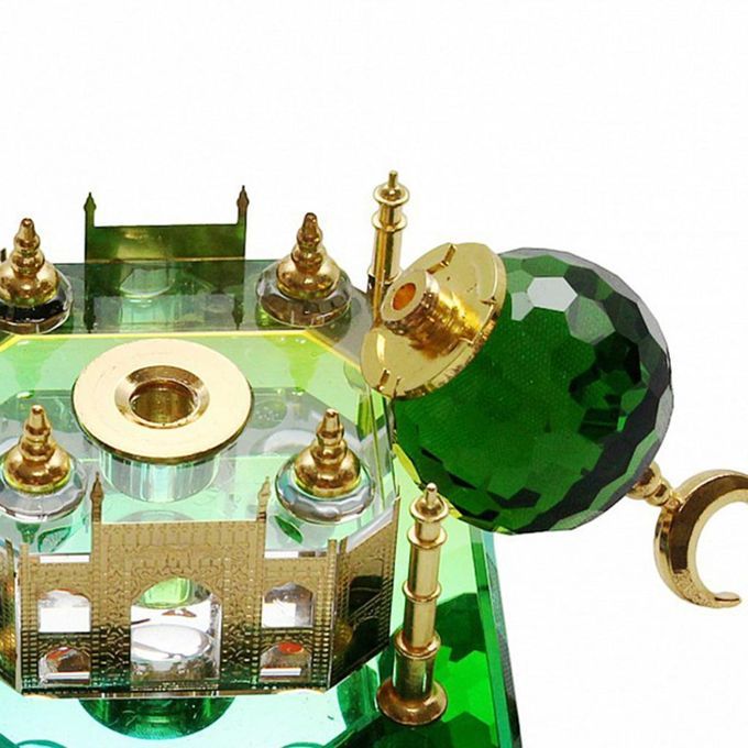 Crystal Taj Model Indian Taj Famous Building Showpiece Statue Desktop