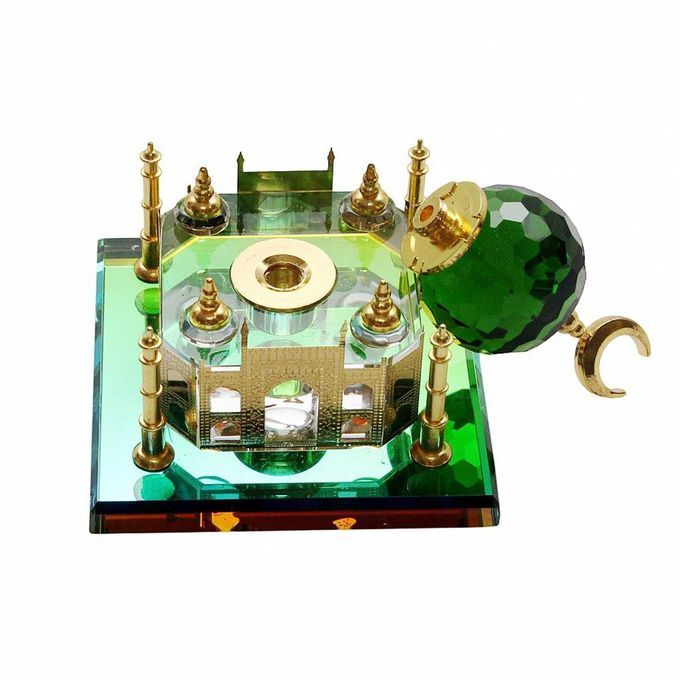 Crystal Taj Model Indian Taj Famous Building Showpiece Statue Desktop