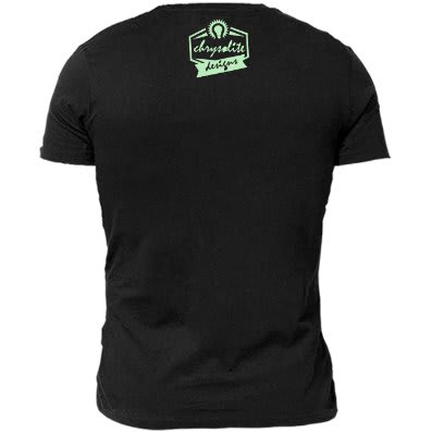 Chrysolite Designs Made Men Panda Print T-Shirt - Black