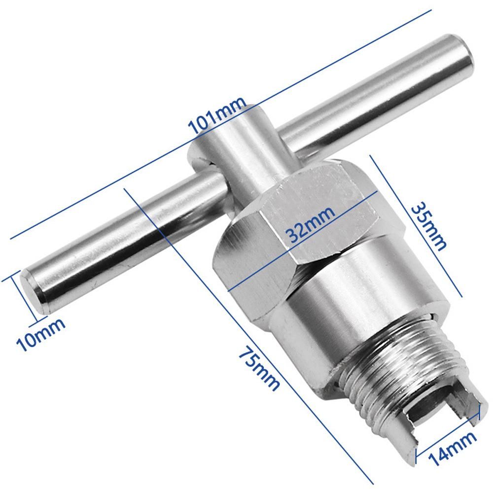 Utility Faucet Wrench Aluminum Alloy Galvanized Surface Spanner Plumber Bathroom Plumbing Maintenance Tool for Faucet Sink Repairs