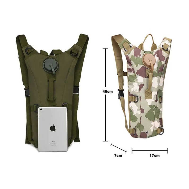 3L Tactical Hydration Backpack Outdoor Drinking Water Bag