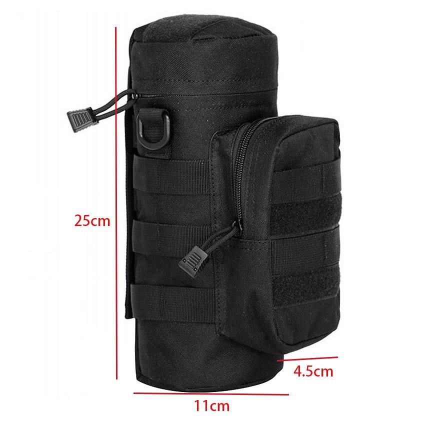Outdoors Water Bottle Pouch Gear Kettle Waist Shoulder Bag