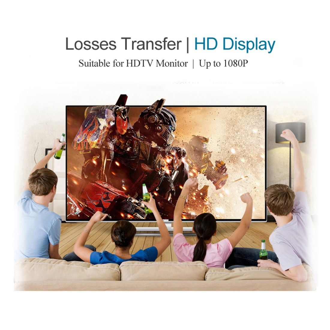 NEWKENG L008 SD-SDI / HD-SDI / 3G-SDI To HDMI Video Converter
