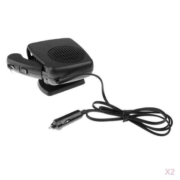 2x 24V Car  Heating Cooler Fan Defroster Defogger Dashboard