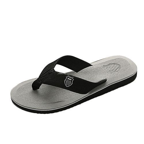Quality Unisex Flip-flops Slippers Beach -Gray