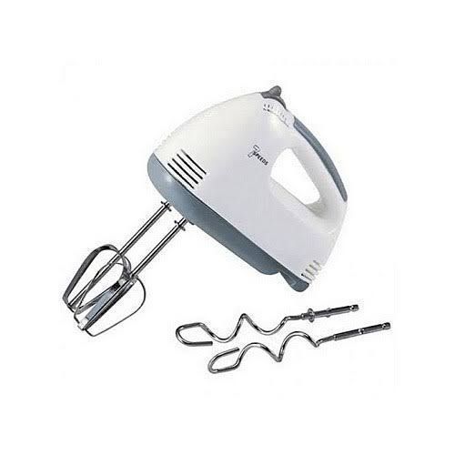 7-Speed Hand Cake Mixer With Chrome Beater, Dough Hook