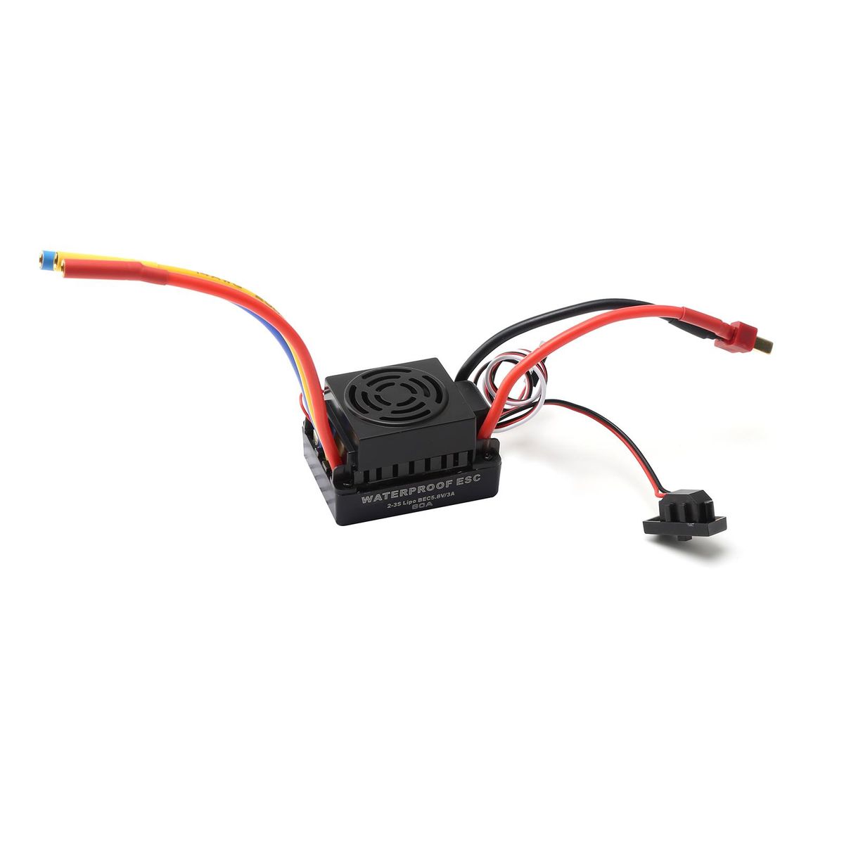 3650 4500KV Brushless Motor with 60A ESC & Heat Sink Combo Replacement for HSP HPI Wltoys  1:8 / 1:10 Remote Control Car and Boat Part