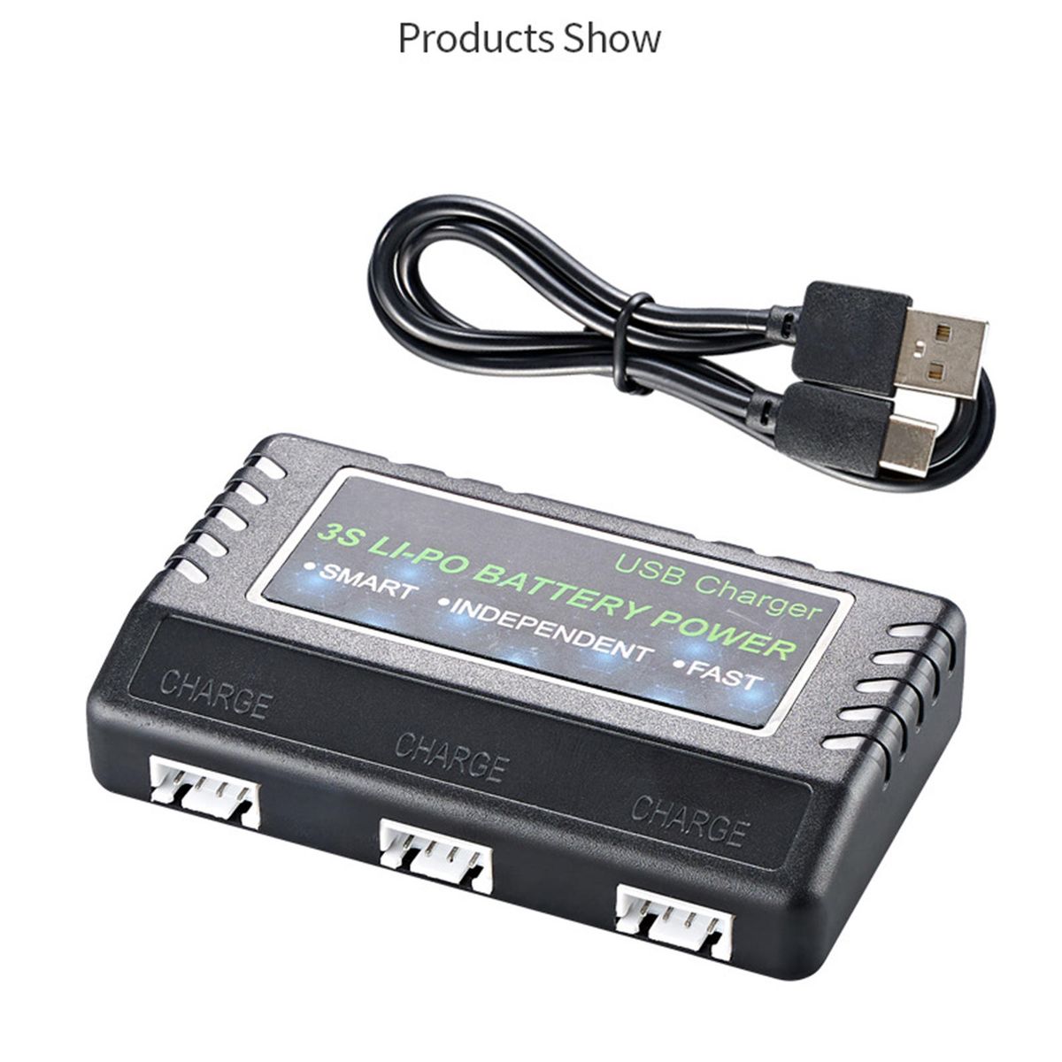 11.1V LI-Po Battery Charger USB 800MA For 3S Batteris Lithium Battery