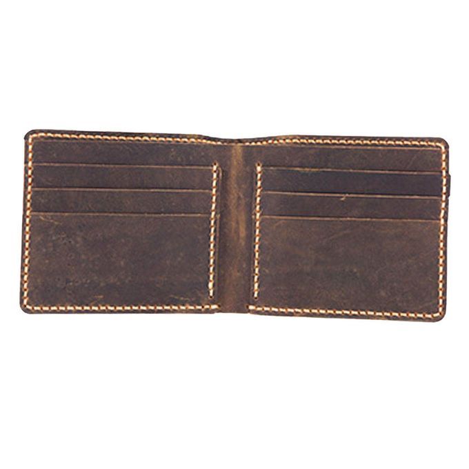 DIY Brown Leather 6 Pockets Wallet Purse Kit Make Your Own Brown
