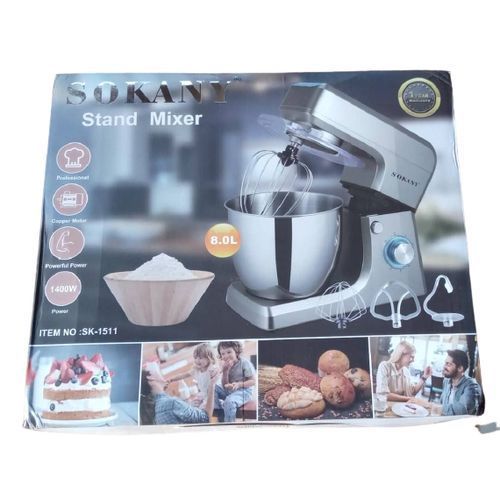 8 Litres Electric Heavy Duty Stand Mixer