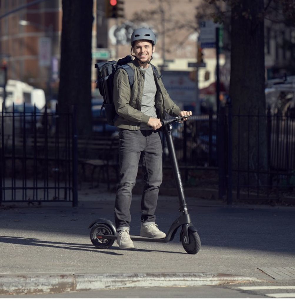 Jetson Knight Electric Scooter-Weight Limit 220 Lb, Ages 12+-Black-8.5” Wheel- Easy Folding Mechanism, LCD Display, Three Speed Modes-15.5 MPH- 15.5 Mi Range-3 Hr Charge Time