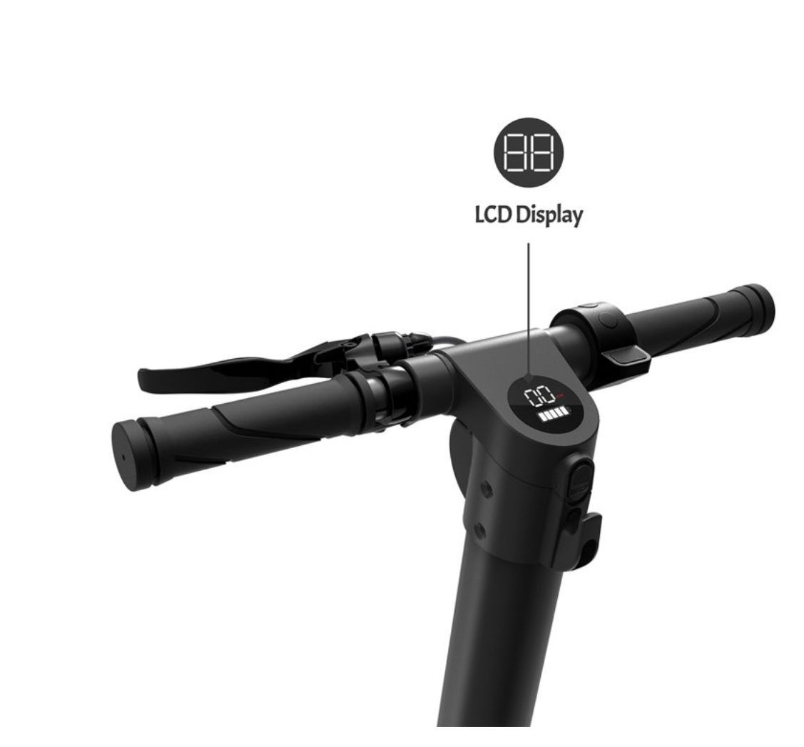 Jetson Knight Electric Scooter-Weight Limit 220 Lb, Ages 12+-Black-8.5” Wheel- Easy Folding Mechanism, LCD Display, Three Speed Modes-15.5 MPH- 15.5 Mi Range-3 Hr Charge Time