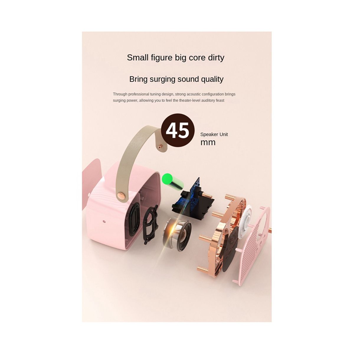 Retro Mini Bluetooth Speaker Classical Music Player Sound Stereo Subwoofer Portable Decoration Speakers Home A
