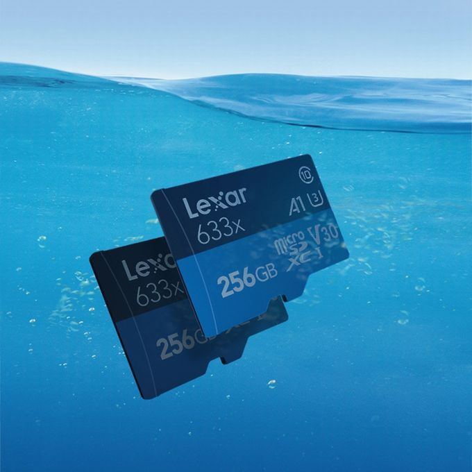 Lexar 633x 256GB High-speed Mobile Phone Camera Memory TF Card Switch Expansion Driving Recorder Dedicated Storage Flash Memory Card