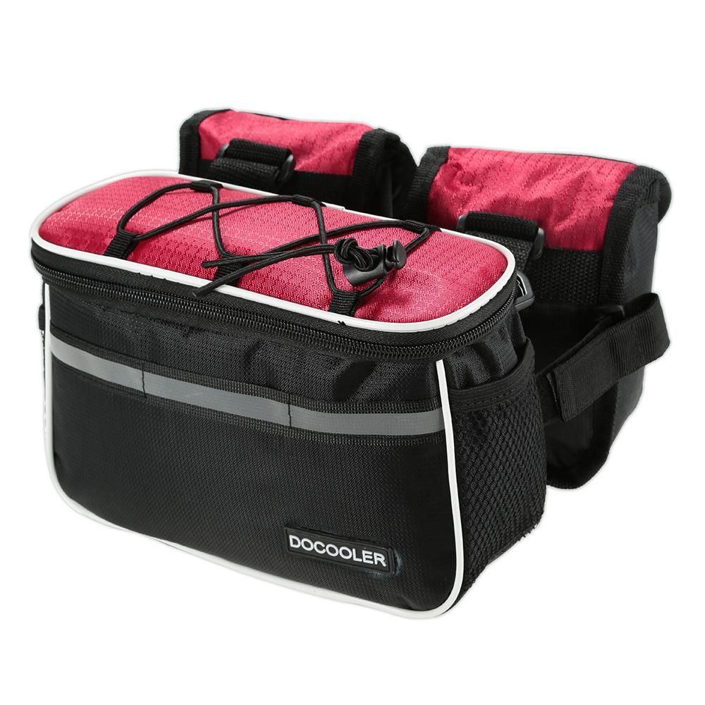 Docooler Detachable Bike Bicycle Cycle Front Frame Bag Front Tube Bag Pouch Pack Cross-body Bag