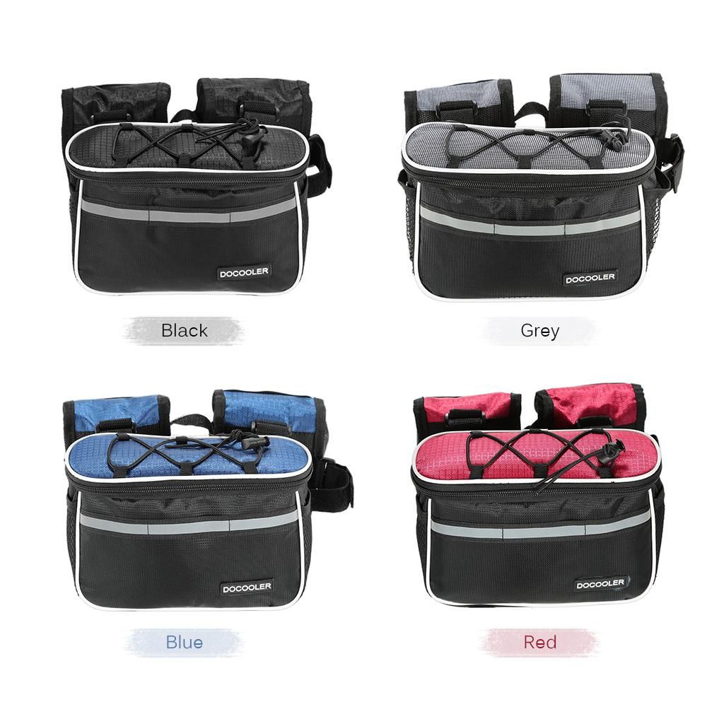 Docooler Detachable Bike Bicycle Cycle Front Frame Bag Front Tube Bag Pouch Pack Cross-body Bag