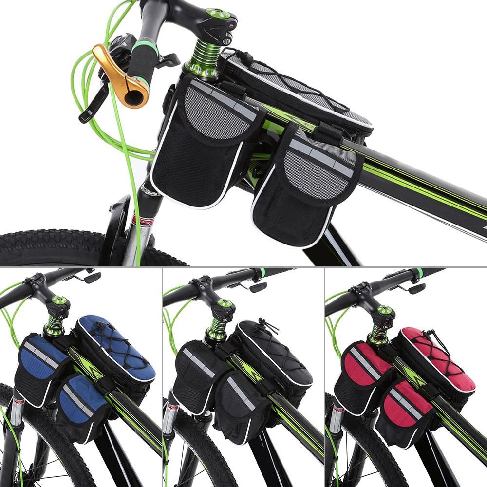 Docooler Detachable Bike Bicycle Cycle Front Frame Bag Front Tube Bag Pouch Pack Cross-body Bag