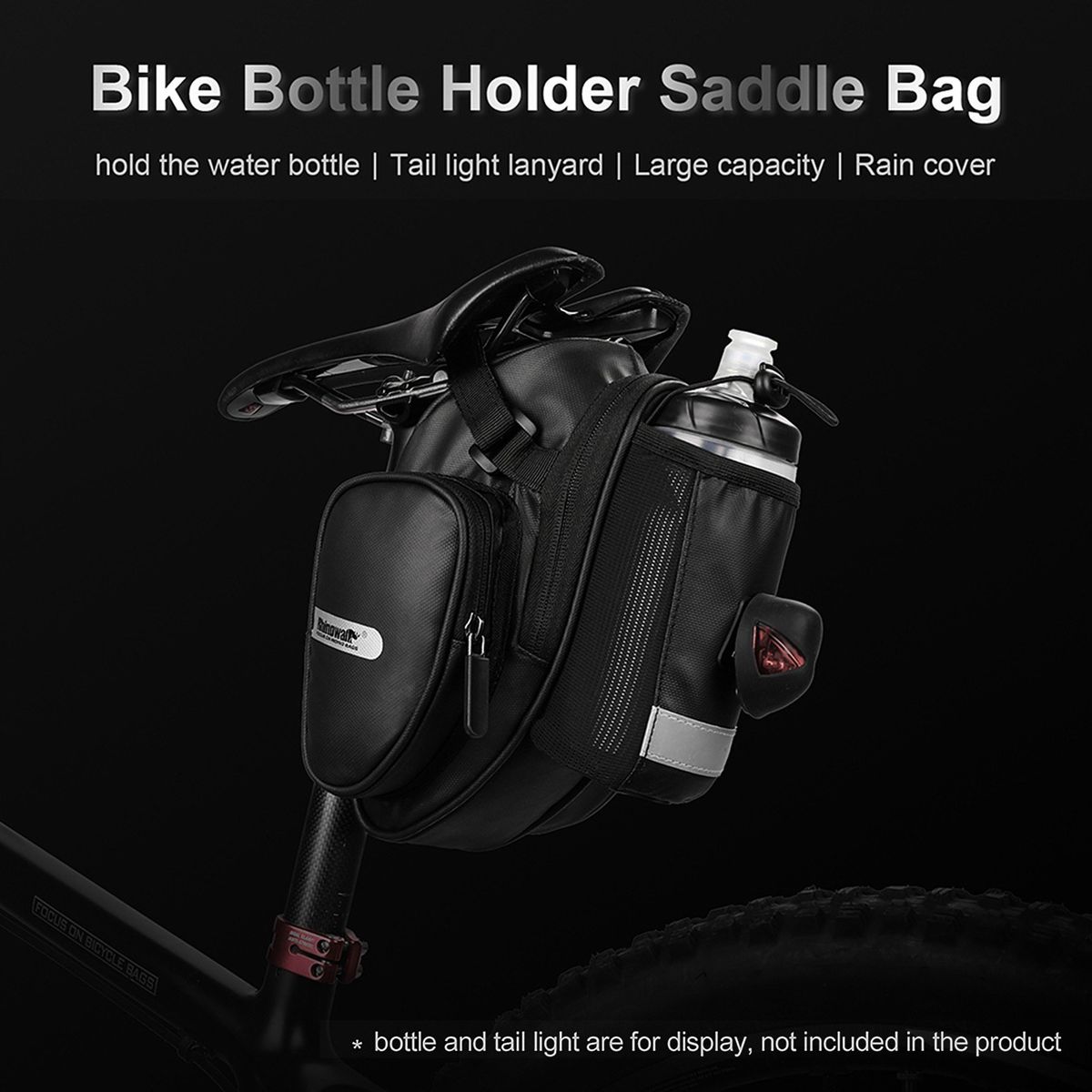 Bicycle Seat Pack Bag Bike Cycling Wedge Pack Waterproof