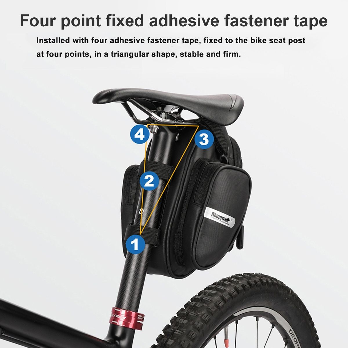 Bicycle Seat Pack Bag Bike Cycling Wedge Pack Waterproof