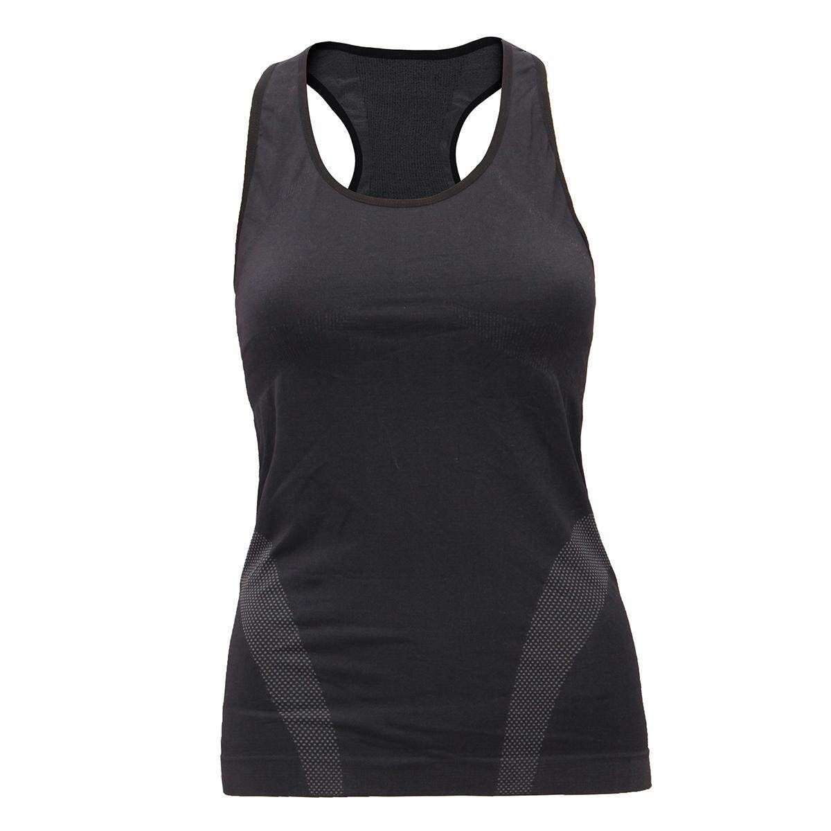 Women Gym Sports Shirt Sleeveless Top Singlet Ladies Fitness Yoga Running L L
