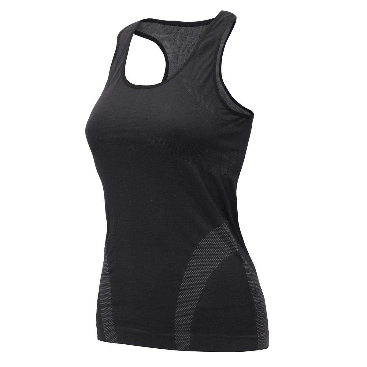 Women Gym Sports Shirt Sleeveless Top Singlet Ladies Fitness Yoga Running L L